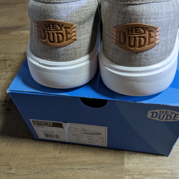 Hey Dude, Men's Sunapee M Craft Shoes, Size 10, Olive, NIB - Picture 9 of 11